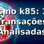 Slots no k85: 1200 Transações Analisadas 📊 Slots no k85: 1200 Transações Analisadas 📊